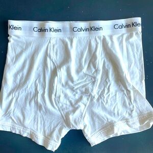 Calvin Klein Underwear White Men's Boxer Briefs